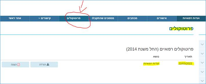 פרוטוקולים